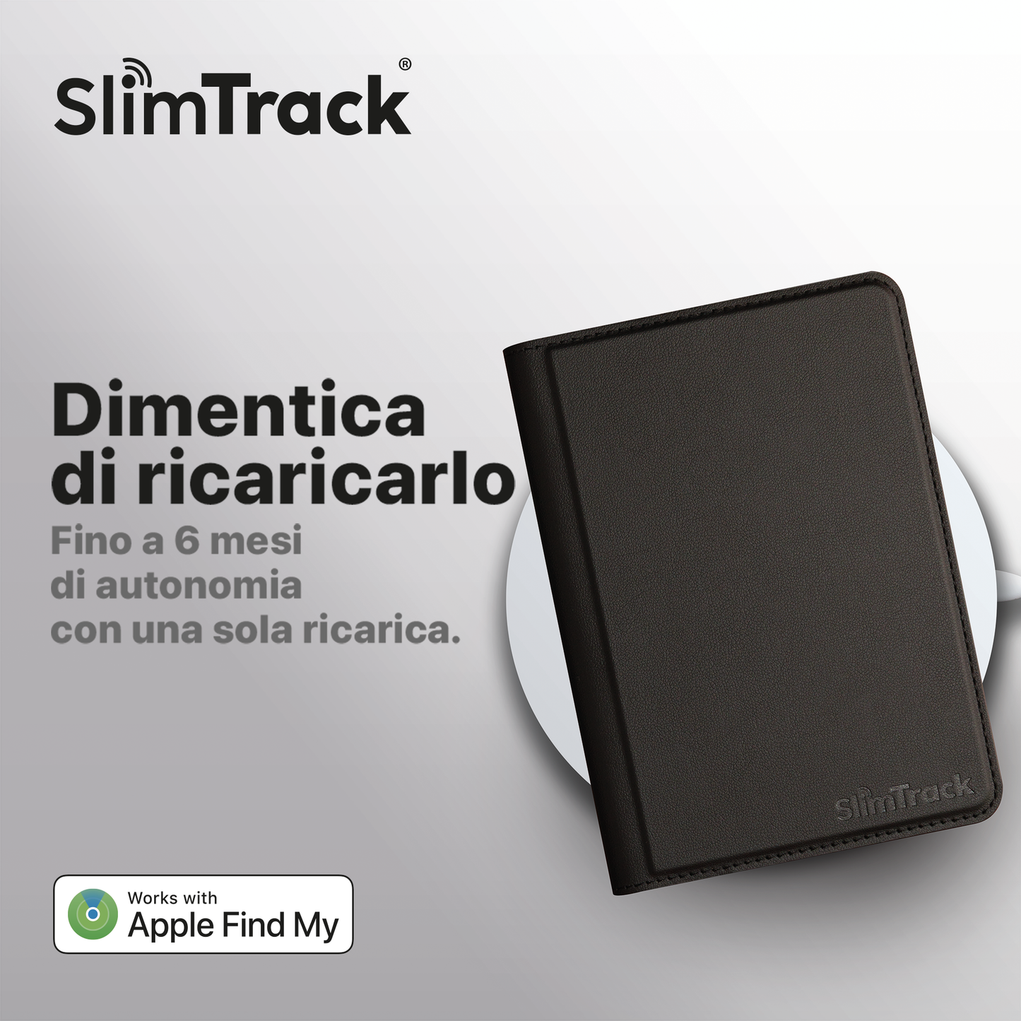 Portapassaporto smart con Find My e ricarica wireless – viaggia senza pensieri